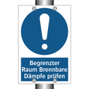 Begrenzter Raum Brennbare Dämpfe prüfen