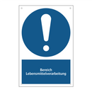 Bereich Lebensmittelverarbeitung
