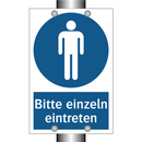 Bitte einzeln eintreten