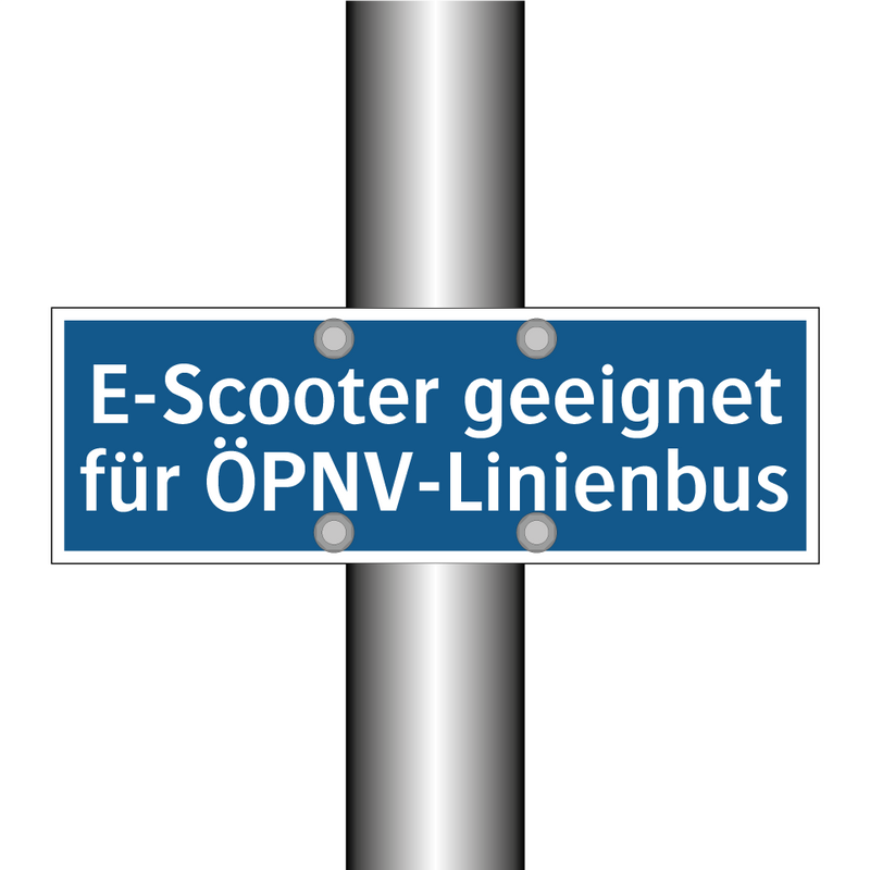 E-Scooter geeignet für ÖPNV-Linienbus
