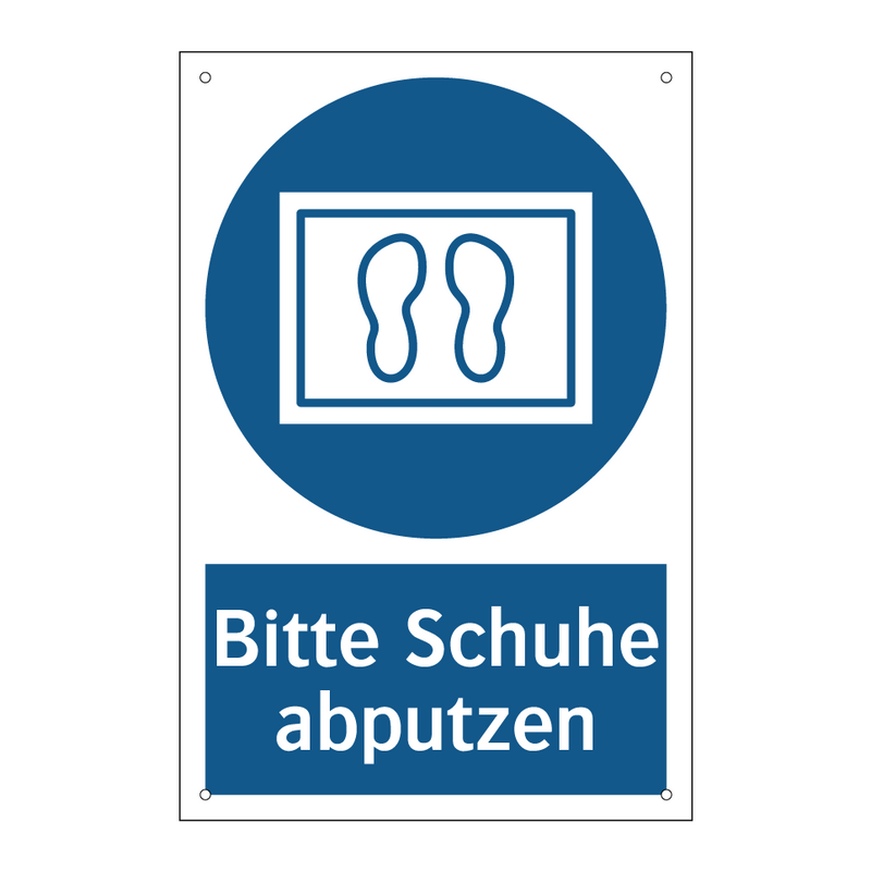 Bitte Schuhe abputzen