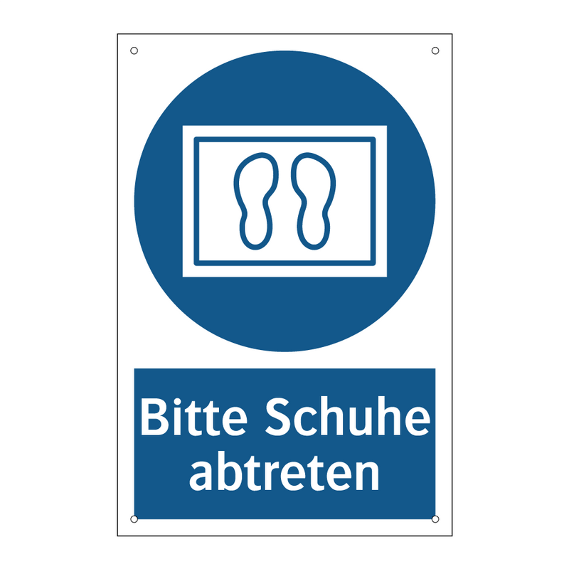 Bitte Schuhe abtreten