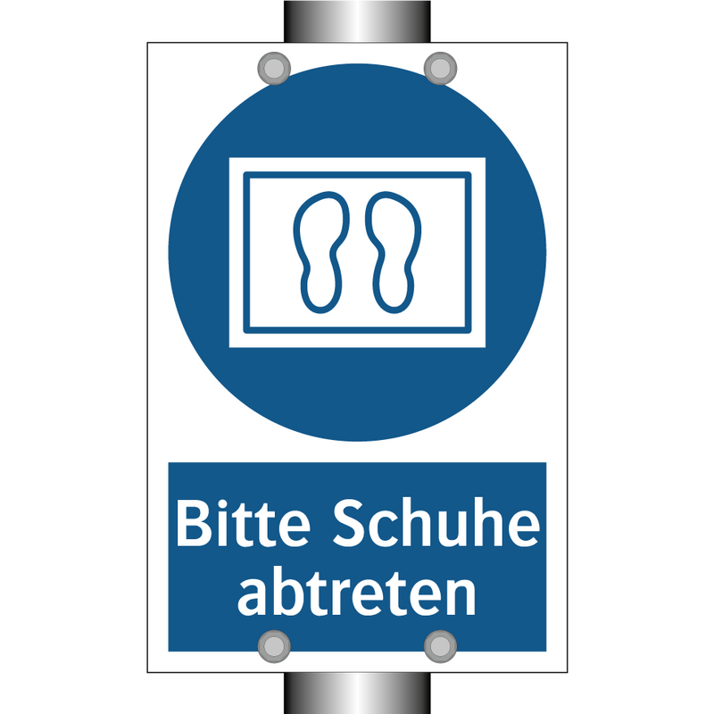 Bitte Schuhe abtreten