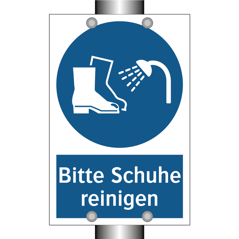 Bitte Schuhe reinigen