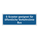 E-Scooter geeignet für öffentliche Verkehrslinie Bus