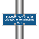 E-Scooter geeignet für öffentliche Verkehrslinie Bus