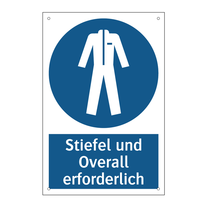 Stiefel und Overall erforderlich