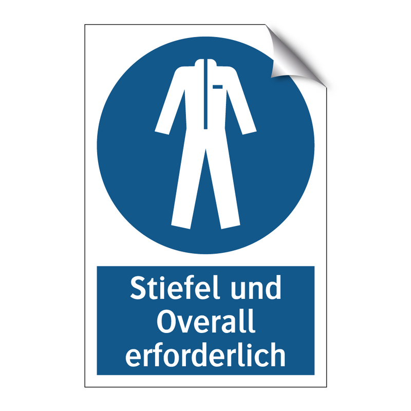 Stiefel und Overall erforderlich