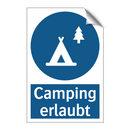 Camping erlaubt