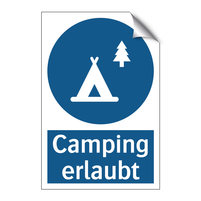 Camping erlaubt