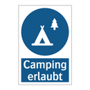 Camping erlaubt