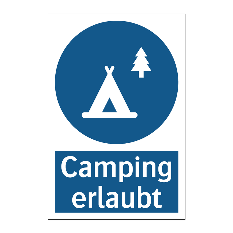 Camping erlaubt