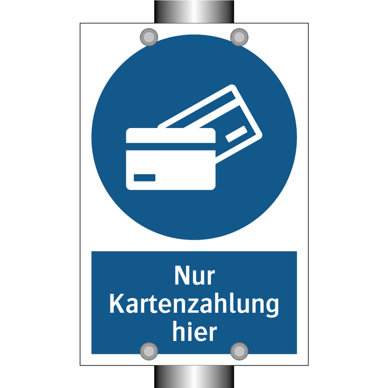 kundenbeleg kartenzahlung aufbewahren Kauf Nur Kartenzahlung hier schild | SignOnline
