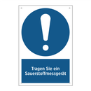 Tragen Sie ein Sauerstoffmessgerät