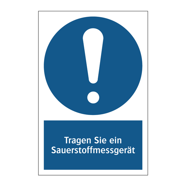 Tragen Sie ein Sauerstoffmessgerät