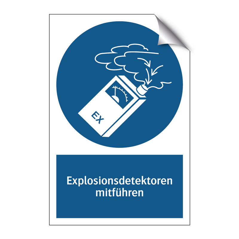 Explosionsdetektoren mitführen