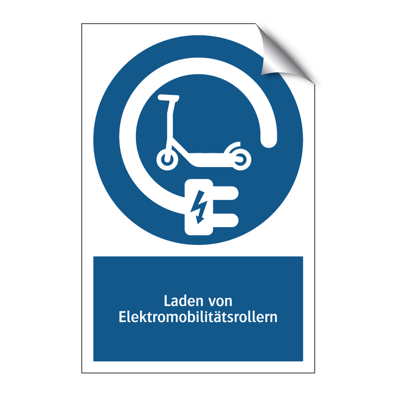 Laden von Elektromobilitätsrollern