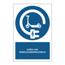 Laden von Elektromobilitätsrollern