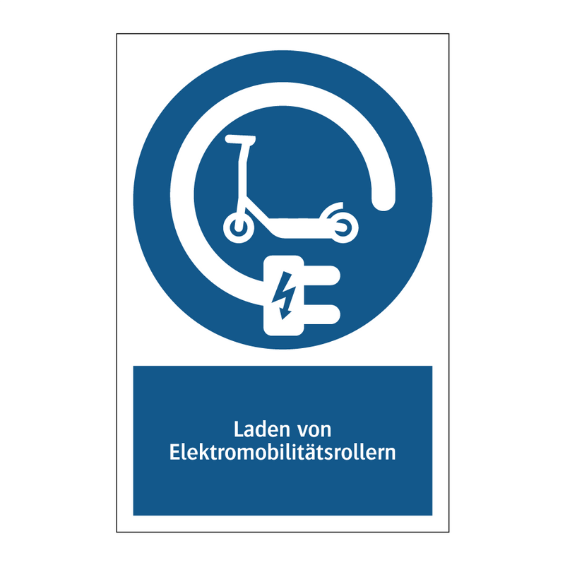 Laden von Elektromobilitätsrollern