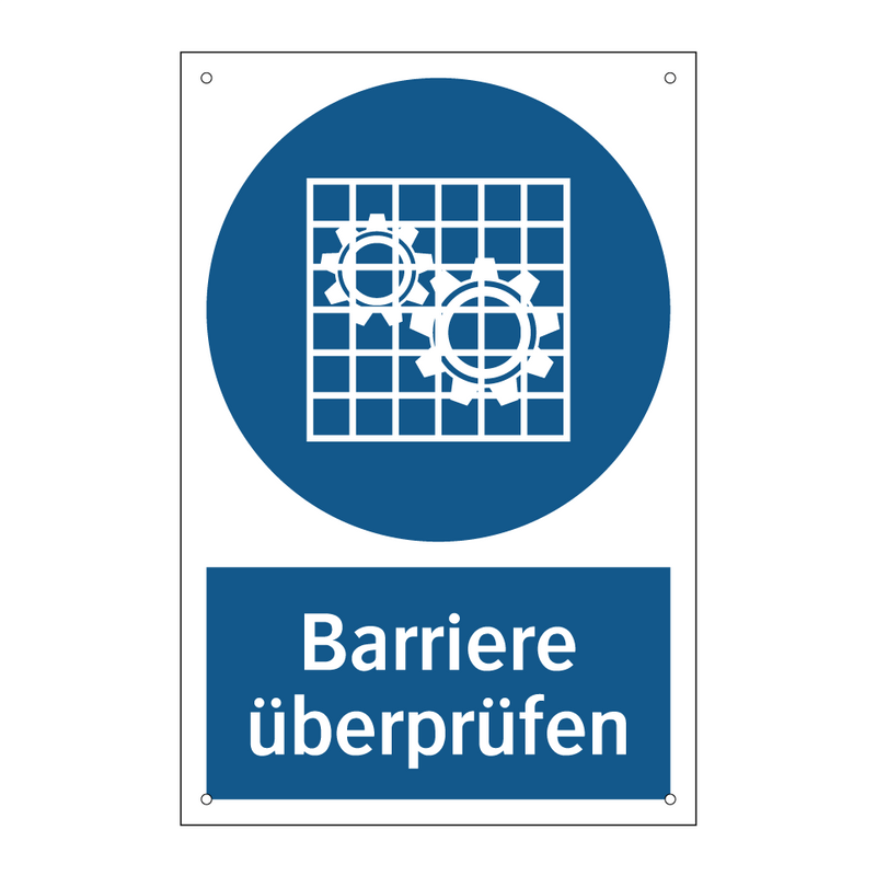 Barriere überprüfen