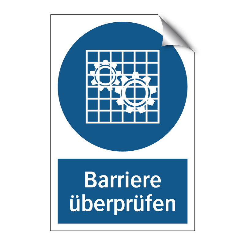 Barriere überprüfen