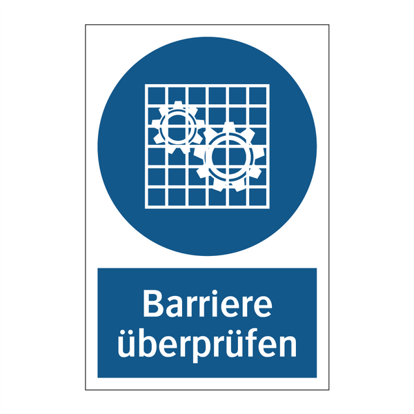 Barriere überprüfen