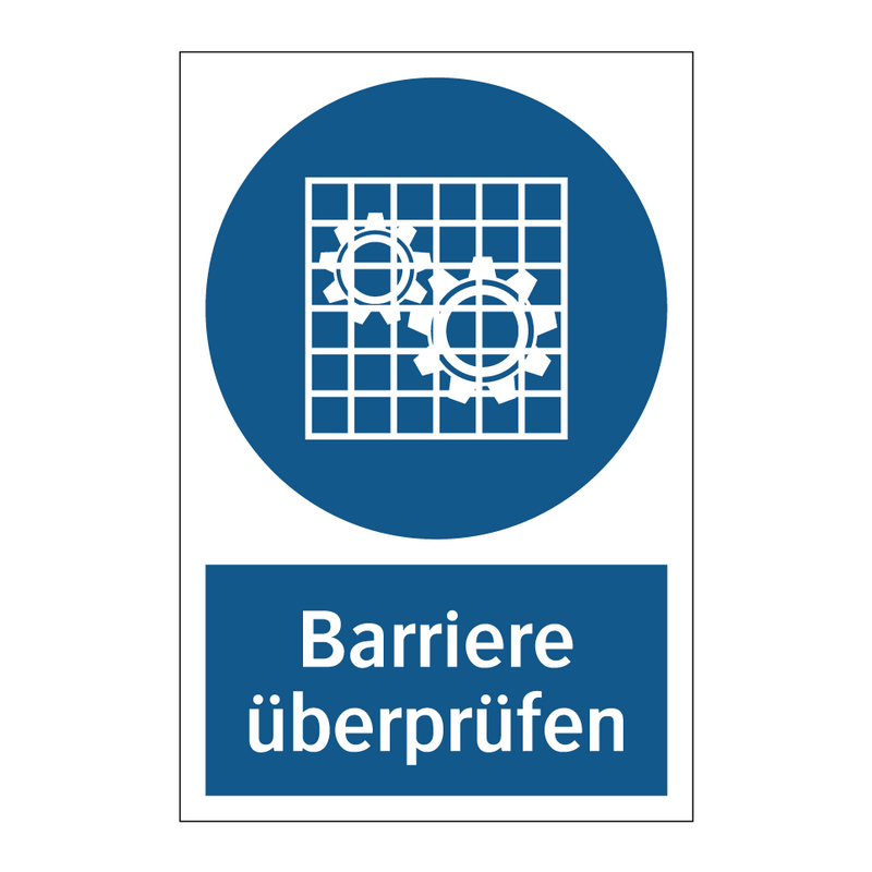 Barriere überprüfen