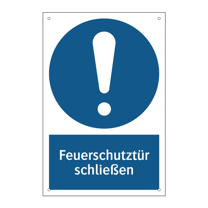 Feuerschutztür schließen