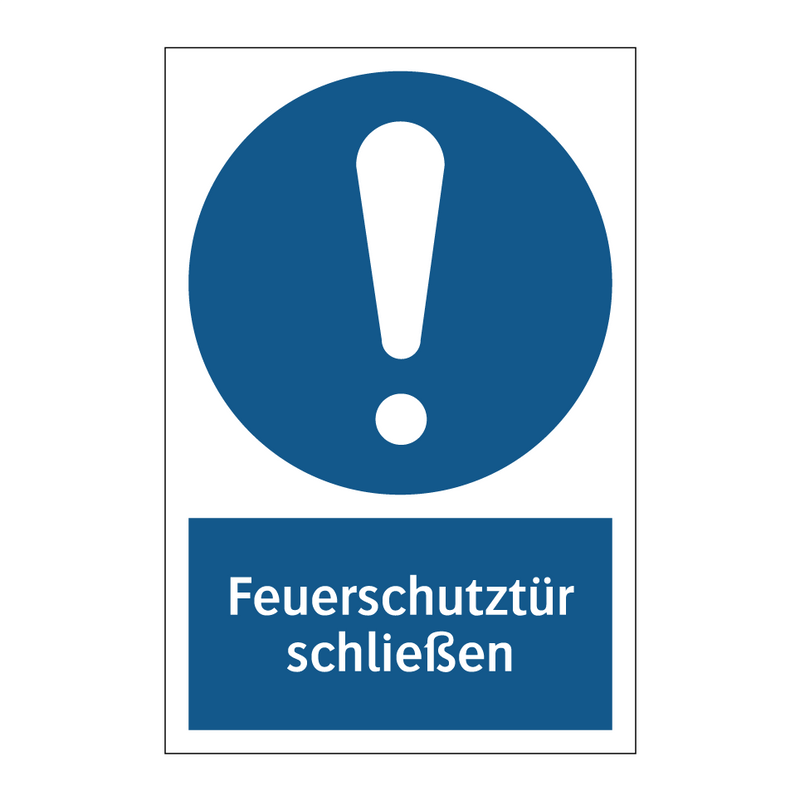 Feuerschutztür schließen
