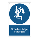 Sicherheitsbügel schließen
