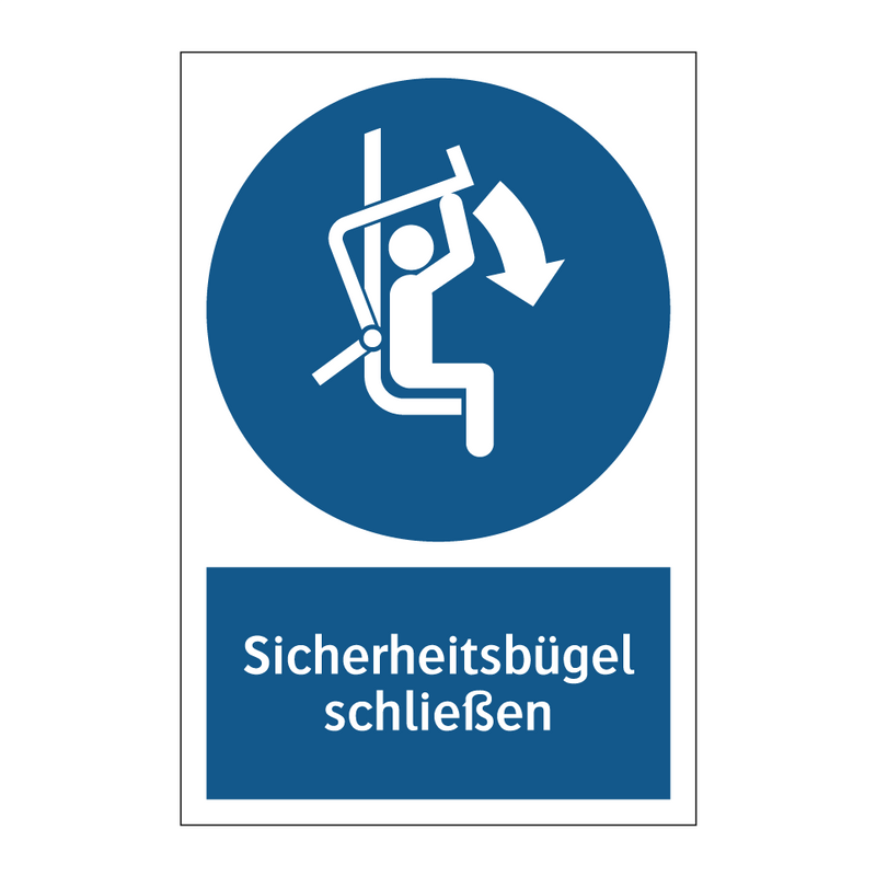 Sicherheitsbügel schließen