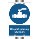 Hauptabsperrung Druckluft
