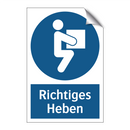 Richtiges Heben