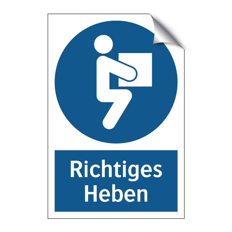 Richtiges Heben