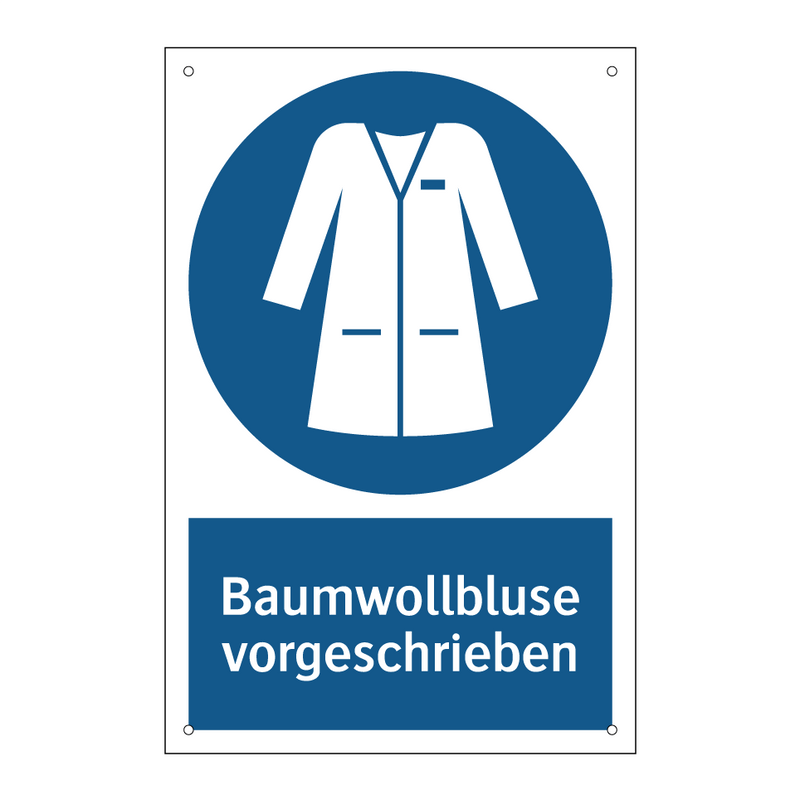 Baumwollbluse vorgeschrieben