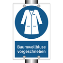 Baumwollbluse vorgeschrieben