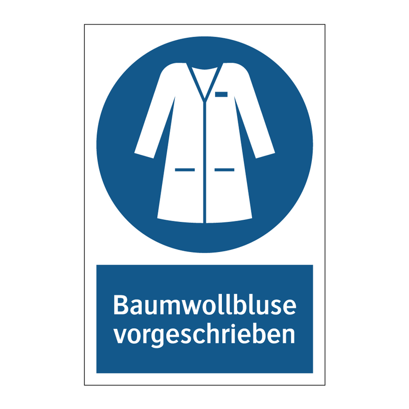 Baumwollbluse vorgeschrieben
