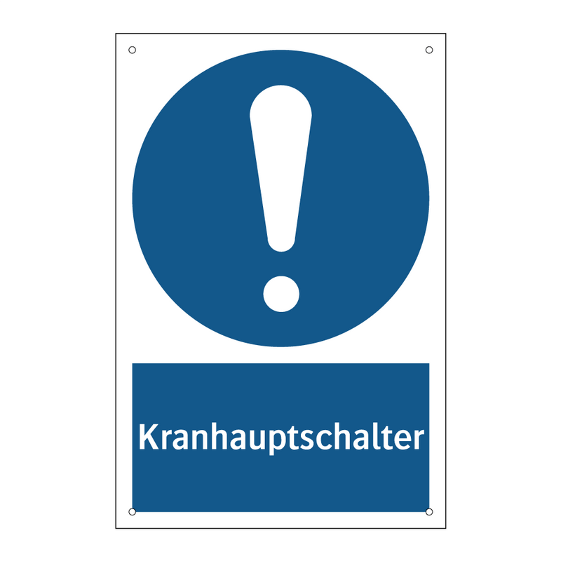Kranhauptschalter