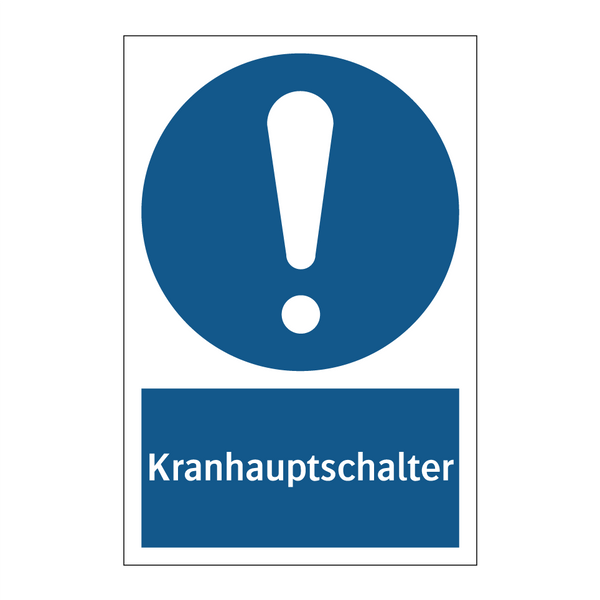 Kranhauptschalter