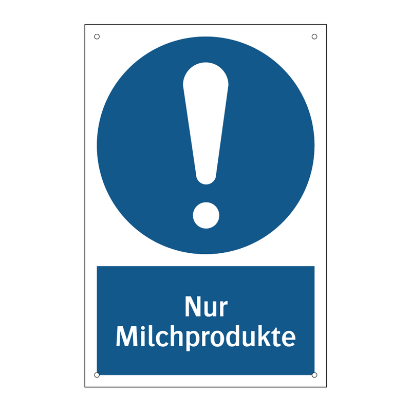 Nur Milchprodukte