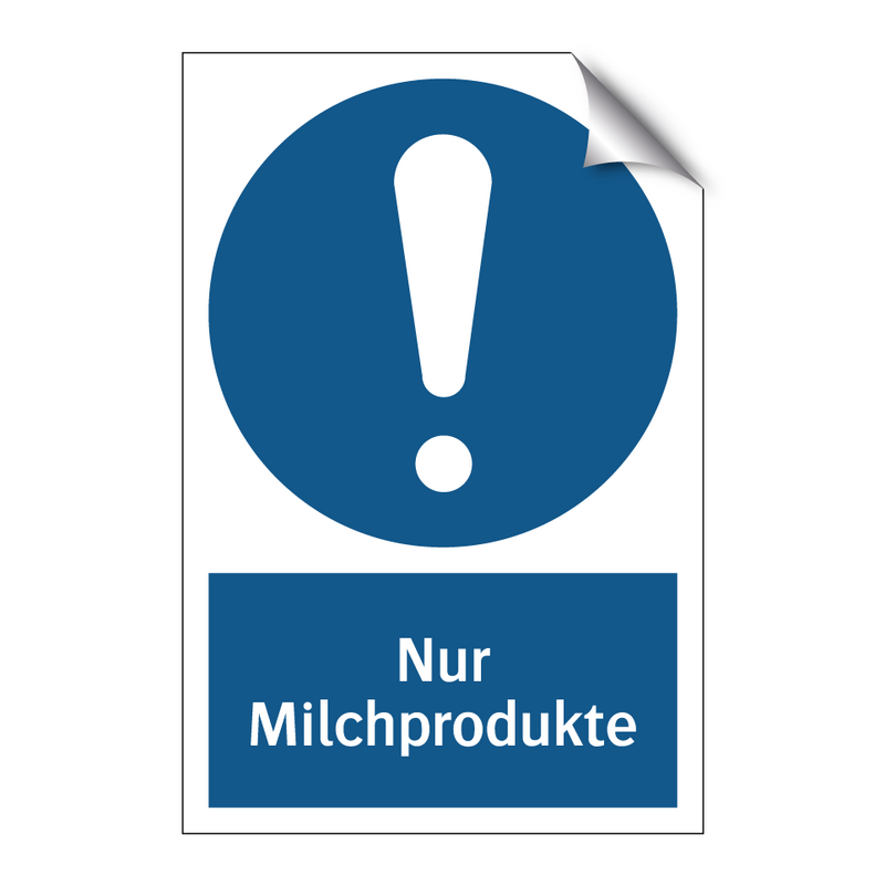 Nur Milchprodukte