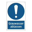 Grauwasser ablassen