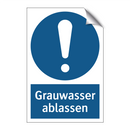 Grauwasser ablassen