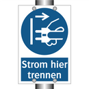 Strom hier trennen