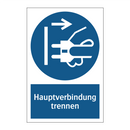 Hauptverbindung trennen