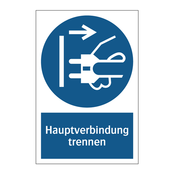 Hauptverbindung trennen