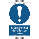 Feuerschutztür Geschlossen halten