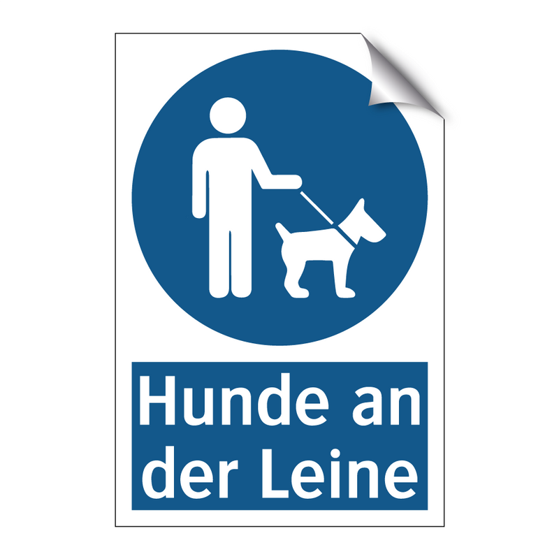 Hunde an der Leine