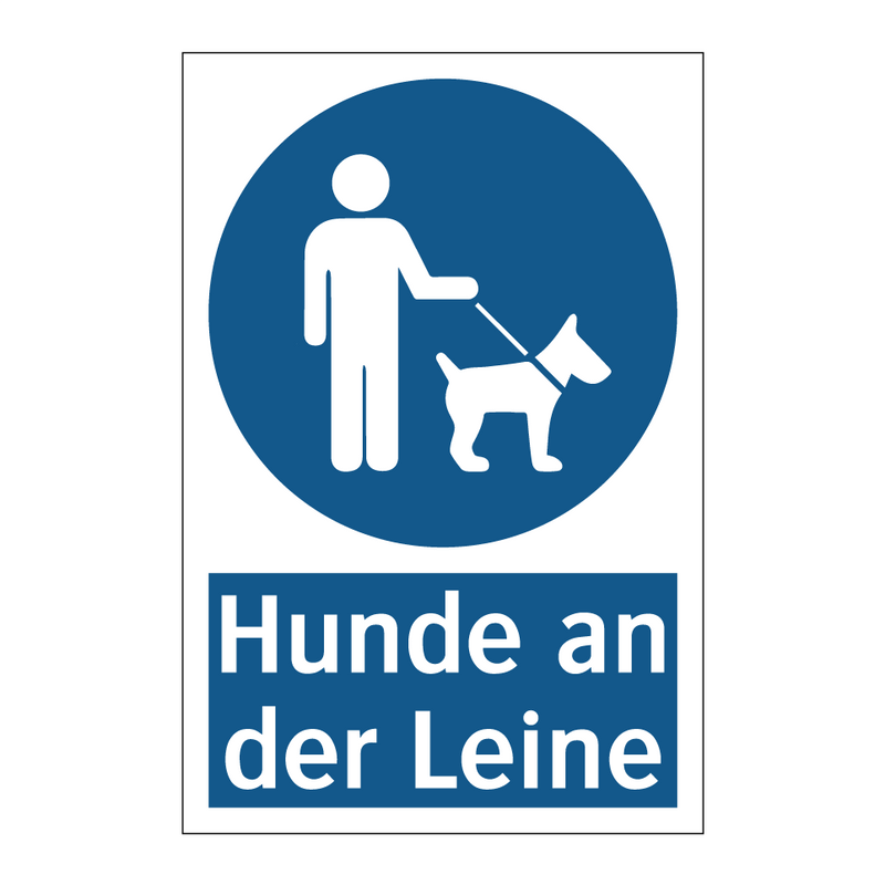 Hunde an der Leine