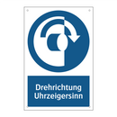 Drehrichtung Uhrzeigersinn